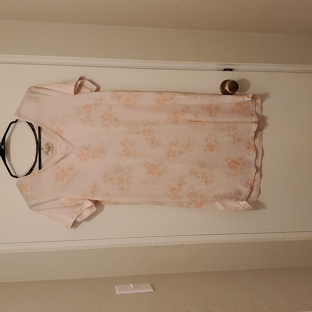 BCBG MAX AZRIA Nightgown Pajama Nightie dress sz Small S/P Pink Floral NWOT